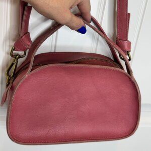 MADEWELL Pink Leather Crossbody
